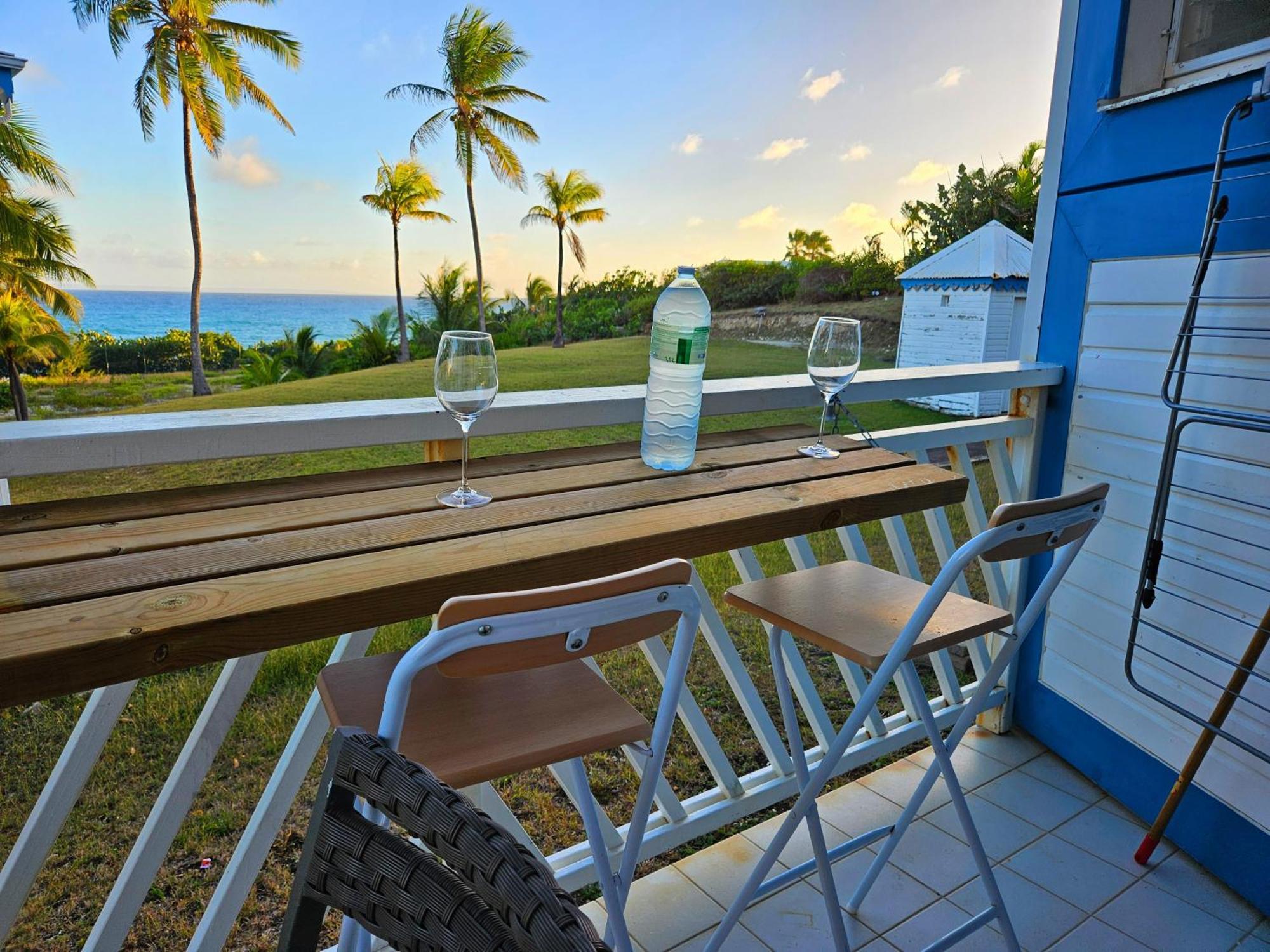 Vue mer hibiscus Saint-Francois  Exterior foto